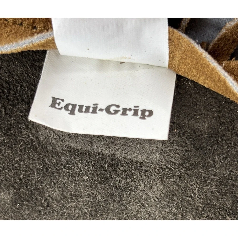 Equi-Grip Youth‎ Western Show Chaps Fringe Horse Concho Brown Small